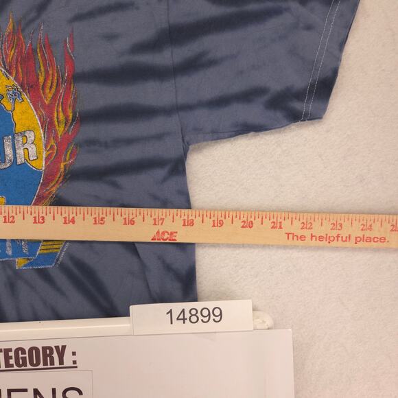 Van Halen Band Crew Neck Short Sleeve Graphic T-Shirt Adult Mens Size S Blue - Picture 7 of 9